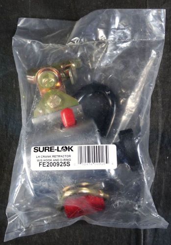 Sure-Lok LH Crank Retractor w/s Hook and D-Ring - FE200925S - NEW -