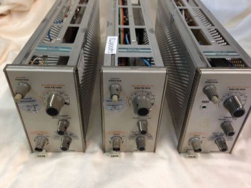 TEKTRONIX 7000-SERIES OSCILLOSCOPE PLUG-INS—LOT OF THREE WCID 1400673