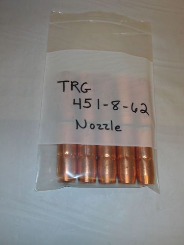 (10) Tregaskiss Robotic Gun Weld Nozzle 451-5-62 Tough Gun 450WC 5/8&#034; Bore NOS