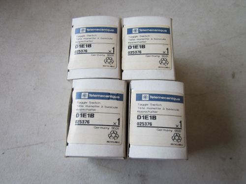 Lot / 4 Telemecanique D1E1B Blue Toggle Switch Operators NOS