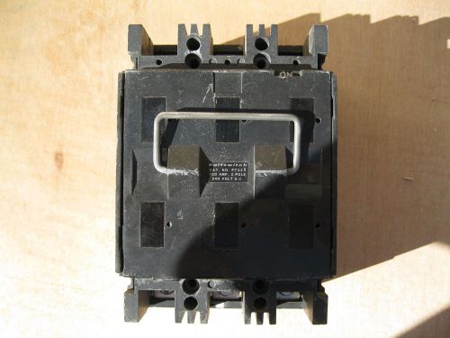 Boltswitch Cat# PT323 100A 3pole 240VAC Disconnect switch