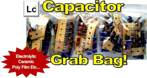 SUPER CAPACITOR GRAB BAG ELECTROLYTIC, CERAMIC, POLY FILM, ETC.