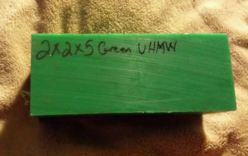 2&#034; X 2&#034; X 5&#034; Green UHMW