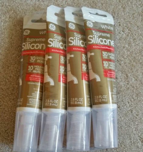 GE Silicone Sealant Supreme Lot 2.8fl.oz  White