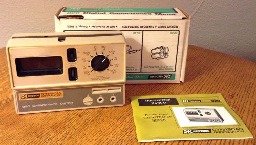 B &amp; K Percision Model 820 Digital Capacitance Meter