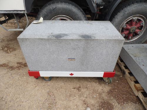 Granite slab surface plate on rolling cart – 2858 lbs. 48 x 24 x 30.5 (lxwxh) for sale