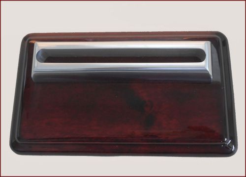 Rosewood Desktop Business Card Holder