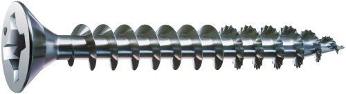 Spax 4101010500906 10-by-3-1/2 Flat Head Construction Screw, Zinc, 1-Pound Pack