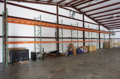 Heavy Duty Pallet Rack Set - Teardrop Style - 14&#039; High x 3&#039; Deep x 8&#039; Long