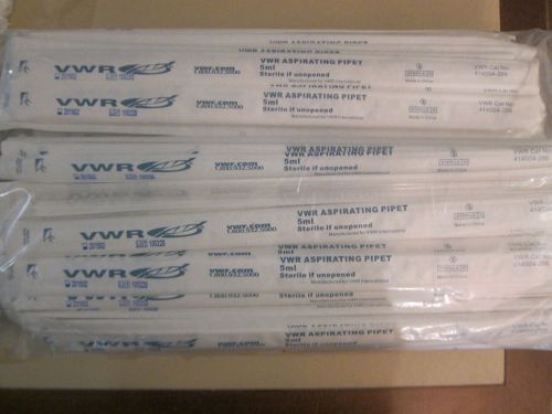 VWR Pipet Aspirating Pipet 5ML model 414004-266; 3 Bags