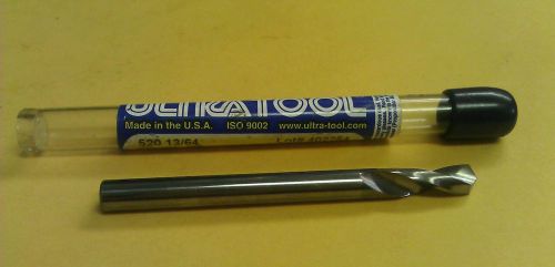 ULTRATOOL 13/64&#034;  118PT CARBIDE STUB DRILL