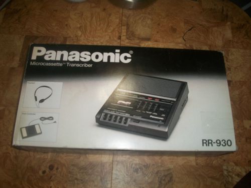 Panasonic RR-930 MicroCassette Transcriber Recorder