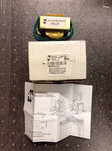 Lot of 2 Hammond 166L24 Transformer T58902