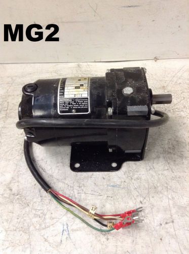 Bodine NSH-11D3 DC Gearmotor 1/50HP 43rpm 40:1 Ratio 1/2&#034; Shaft 115V 0.33A