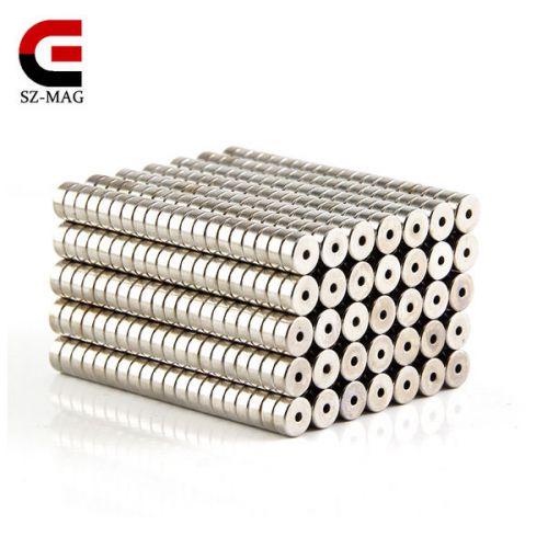 50-200 PCS N35 5.6mmx2.3mm Hole:1.27mm NEODYMIUM NDFEB SUPER STRONG RING MAGNET