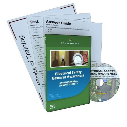 Convergence C-105 Electrical Safety General Awareness Training Program DVD, 18