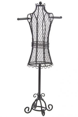 8.0&#034; x 18.0&#034; x 5.0&#034;, jewelry display dress form, mesh screen for chains and earr for sale