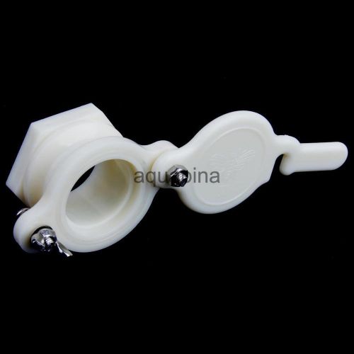 1Pc 38mm Functional White Plastic Hive Honey Gate Valve Beekeeping Tool