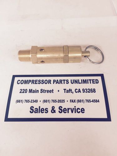 KINGSTON 1/4 75 PSI, RELIEF VALVE, AIR COMPRESSOR, #112CSS-2-075