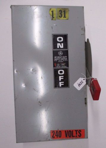 GE 60A 240V Fusible Heavy Duty Safety Switch #504