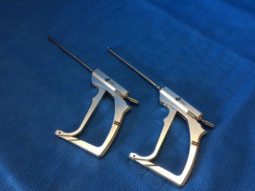 Dyonics Surgical Arthroscopic Arthroscopy Suction Punch Left Right ~ Lot of 2