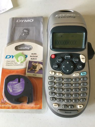 Dymo LetraTag Personal Label Maker - INCLUDES PLASTIC LABELS