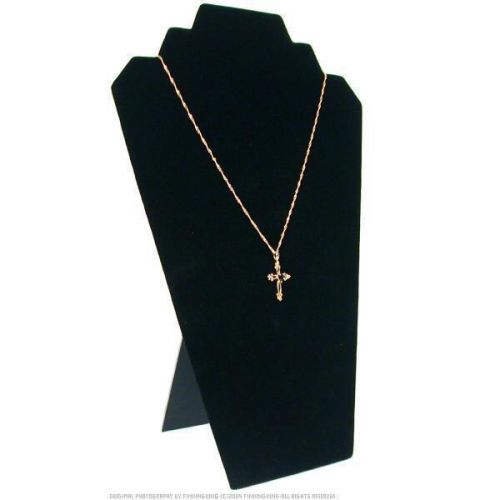 Black Velvet Jewelry Display Multiple Necklace Easel