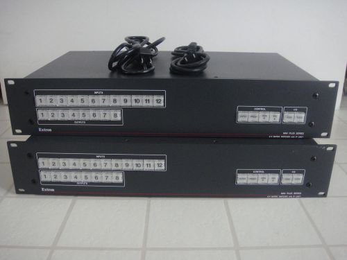 LOT OF 2EA. EXTRON CROSSPOINT 450 PLUS/MAV PLUS MATRIX SWITCHERS.