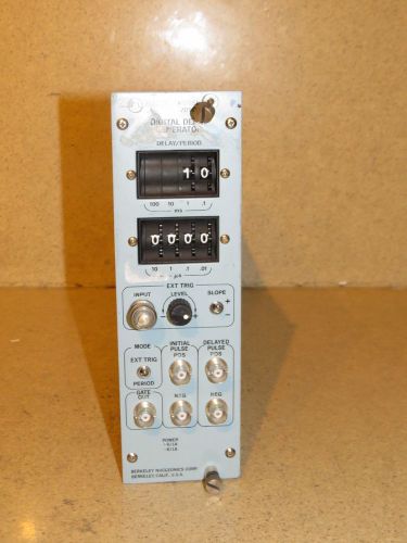 BNC BERKELEY NUCLEONICS CORP MODEL 7020 DIGITAL DELAY GENERATOR NIM BIN (F