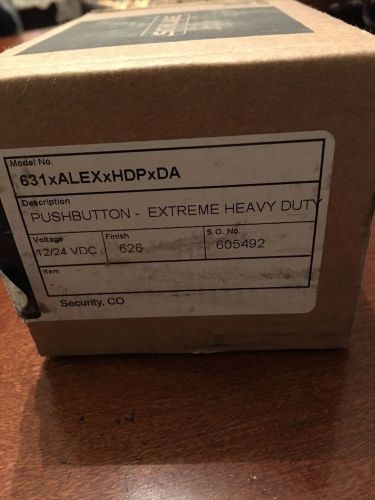 Schlage 631xALEXxHDPxDA Heavy Duty Exit Button