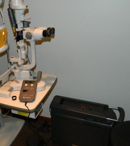 Lumenis Ultima 2000 SE laser with Haag Streit Slitlamp adapter