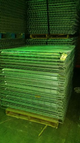 Wire Decks 48&#034;x46&#034; Used - Pallet Rack Shelf Decking Flanged