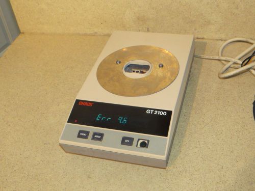 Ohaus Precision Model #  GT2100 LAB SCALE BALANCE (B2)