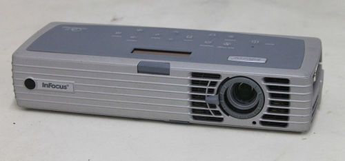 INFOCUS LP120 Portable Projector Compact 1100-Lumen Media DVI-PC Travel 150W DLP