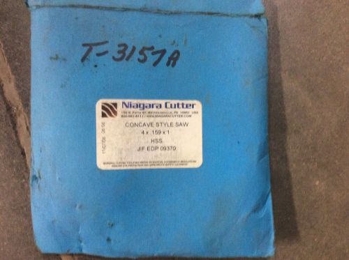 Niagara Cutter 09370 Concave Style Saw 4&#034;X.159&#034;X1&#034; HSS JIF EDP 09370 JIFEDP09370