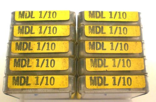 50 MDL (3AG-SB) Fuses Time Delay 1/10 Amps, 125V, BUSSMANN, Lot 67, USA