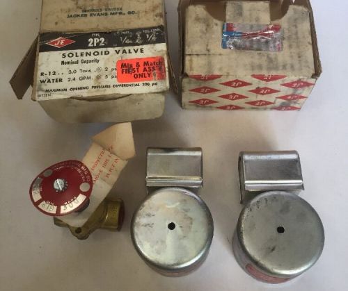 JACKES-EVANS EPOXY-CLAD 3MP-23 MM SOLENOID (2) &amp; 2P2 VALVE NOS