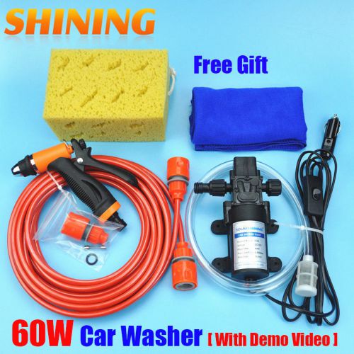 High Pressure Electric Car Water Pump Washers Electric Car Washing Machine 12V