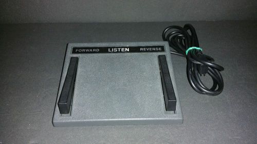 Lanier Harris Model LX-055-7 (940-3015) 7 Pin Transcription Foot Pedal GRAY