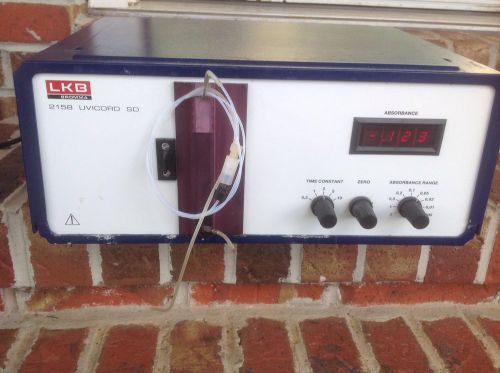 LKB BROMMA 2158 UVICORD SD HPLC CHROMATOGRAPHY