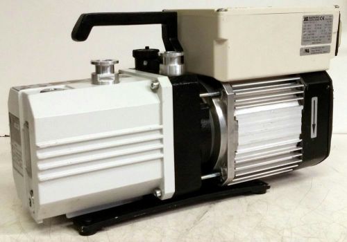 LEYBOLD TRIVAC D2.5E 140001 DUAL STAGE ROTARY VANE VACUUM PUMP HANNING E7B4B3-7