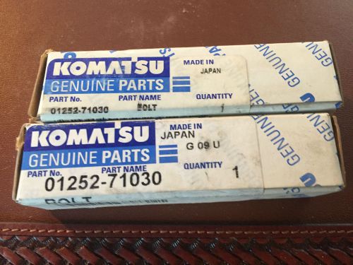 0125271030 Komatsu Bolts Set of &#034;2&#034;