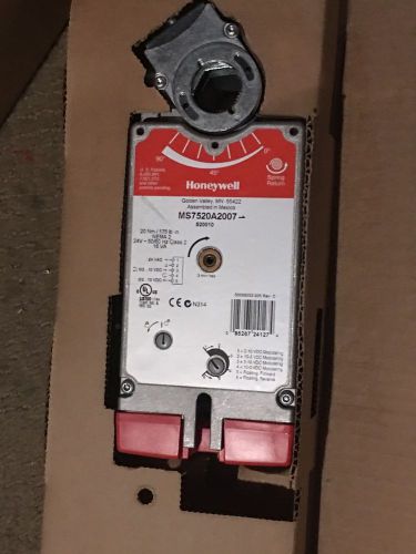New honeywell ms7520a2007 electric direct couple damper actuator spring return for sale