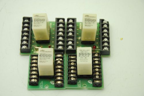 Potter &amp; Brumfield KHP17D11 Relay 24VDC w/ Relay Base, Lot of 4