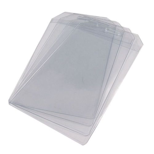 Proximity Badge Holder Soft Plastic Vertical  Clear 50 PSC 4.3&#034; x 2.5&#034;(L*W)