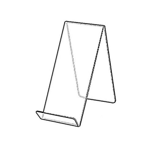 SET OF 10 CLEAR ACRYLIC SMARTPHONE CELL PHONE HOLDER 5 x 11 CM (2.2‘‘ x 4.3‘‘)