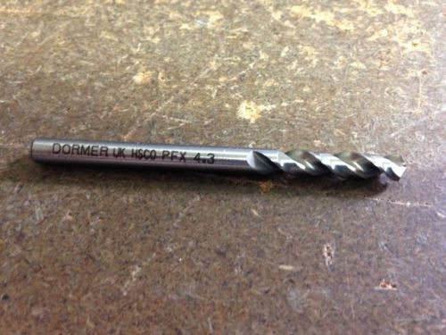 .1693&#034; 4.3mm HSCO STUB DRILL