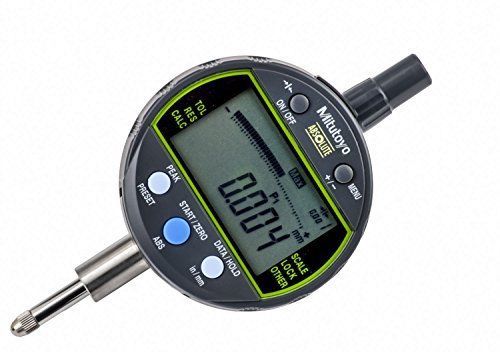 Mitutoyo 543-302b peak hold type indicator 12.7 mm/0.5&#034;, 0.375 mm stem, flat for sale