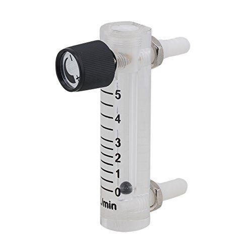 Yqltd lzq-3 acylic flowmeter gas acrylic metal fitting oxygen rotameter 0-5 lpm for sale