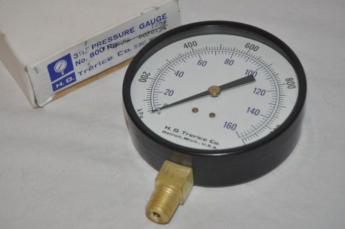 Trerice 800 3-1/2&#034; Pressure Gauge 0-16 0PSI 1/4&#034; NPT Lower